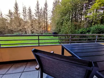 Ein Balkon oder eine Terrasse in der Unterkunft Urlaub in Andreasberg