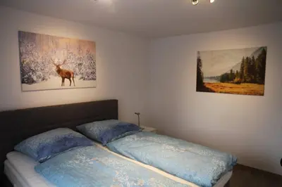 Ein Bett oder Betten in einem Zimmer der Unterkunft Wohnung Julius 2
