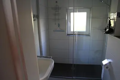 Ein Badezimmer in der Unterkunft Wohnung Julius 1