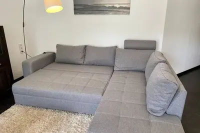 Ein Sitzbereich in der Unterkunft Villa Einhorn: Altstadt Loft mit privater Terrasse