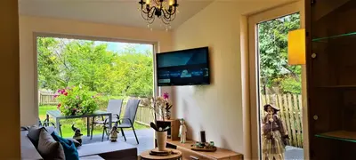 TV/Unterhaltungsangebot in der Unterkunft Ferienhaus Heider II