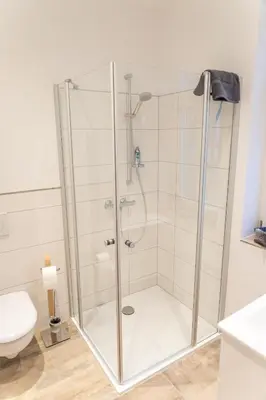 Ein Badezimmer in der Unterkunft Harzer Gemütlichkeit