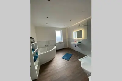 Ein Badezimmer in der Unterkunft Ferienwohnung im Harz