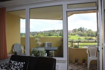 Ein Balkon oder eine Terrasse in der Unterkunft Harz-Fewo KY487