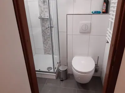Ein Badezimmer in der Unterkunft Aschenputtel