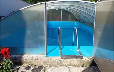 Der Swimmingpool an oder in der Nähe von Ferienhaus Auf Den Thie I