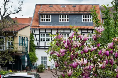 Das Gebäude in dem sich das Hotel befindet