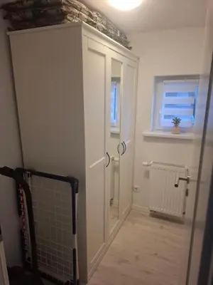 Ein Badezimmer in der Unterkunft Ferienwohnung Alte Glaserei