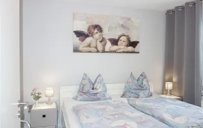 Ein Bett oder Betten in einem Zimmer der Unterkunft 2 Bedroom Lovely Apartment In Goslar