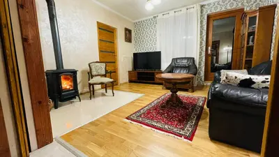 TV/Unterhaltungsangebot in der Unterkunft Gemütliches Apartment mit Kamin und Wohnküche