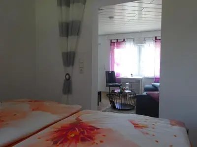 Ein Bett oder Betten in einem Zimmer der Unterkunft Ferienwohnung Relax