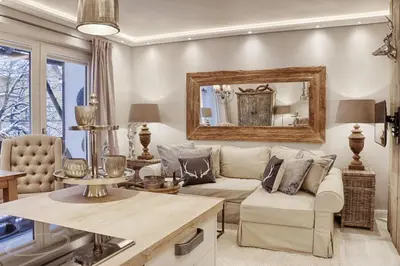 Ein Sitzbereich in der Unterkunft HOME Suites Apartment 5