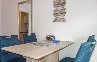 Ein Sitzbereich in der Unterkunft Lovely Apartment In Goslar With Wifi