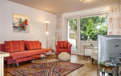 Ein Sitzbereich in der Unterkunft Awesome Apartment In Goslar With Wifi