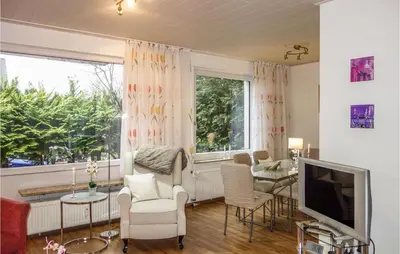 Ein Sitzbereich in der Unterkunft Awesome Apartment In Goslar With Wifi