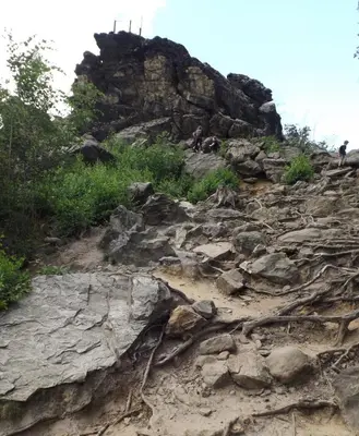 Naturlandschaft in der Nähe der Ferienwohnung