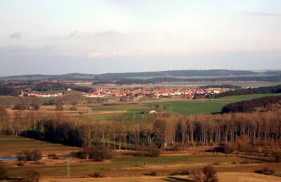Naturlandschaft in der Nähe der Ferienwohnung