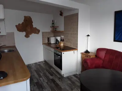 Küche/Küchenzeile in der Unterkunft Bergmannhaus