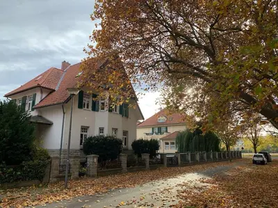 Das Gebäude in dem sich die Ferienwohnung befindet