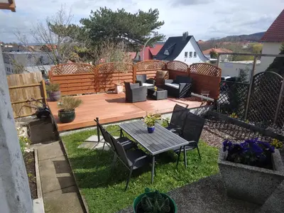 Ein Garten an der Unterkunft Studio Edeltraud zentral