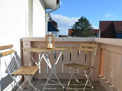 Ein Balkon oder eine Terrasse in der Unterkunft Appartement Frieda