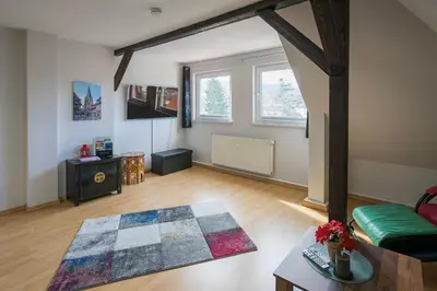 TV/Unterhaltungsangebot in der Unterkunft Appartement am Westerntor III