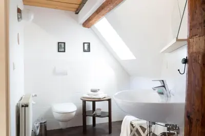 Ein Badezimmer in der Unterkunft Ferienhaus 