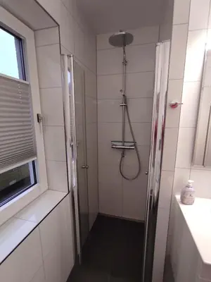 Ein Badezimmer in der Unterkunft Ferienwohnung Harzer Horst