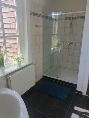 Ein Badezimmer in der Unterkunft Ferienwohnung Leonie