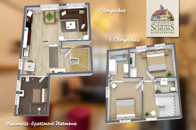 Grundriss der Unterkunft Apartments Unter Dem Schloß
