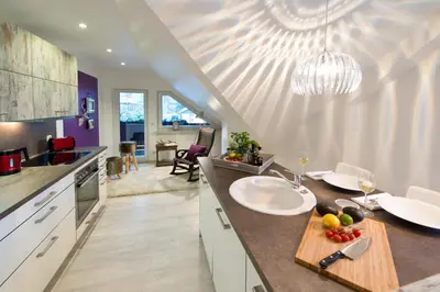 Küche/Küchenzeile in der Unterkunft RoLigio Ferienhaus