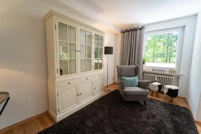 Ein Sitzbereich in der Unterkunft RoLigio Ferienhaus