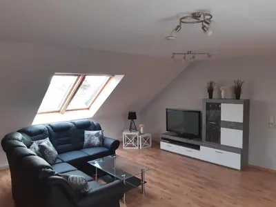TV/Unterhaltungsangebot in der Unterkunft Ferienwohnung Günther am Park
