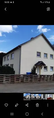 Das Gebäude in dem sich die Ferienwohnung befindet