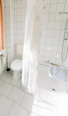 Ein Badezimmer in der Unterkunft Pension Kristall