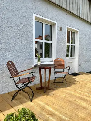 Ein Patio oder anderer Außenbereich in der Unterkunft Gronocottage