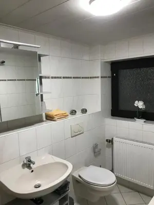 Ein Badezimmer in der Unterkunft Cozy Braunlage