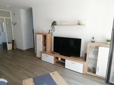 TV/Unterhaltungsangebot in der Unterkunft Ferienwohnung Löwenzahn