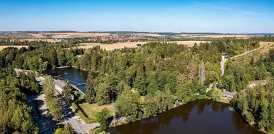 Naturlandschaft in der Nähe des Ferienhauses