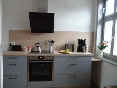 Küche/Küchenzeile in der Unterkunft St. Aegidii- Blick