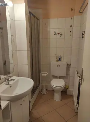 Ein Badezimmer in der Unterkunft Ferienwohnung Kleines Nest