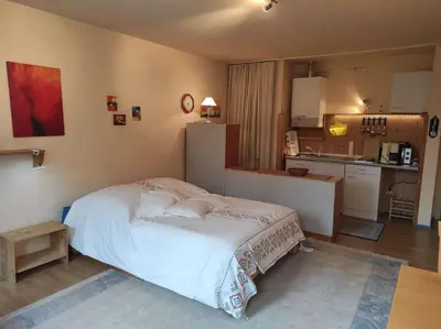 Küche/Küchenzeile in der Unterkunft Ferienwohnung Kleines Nest
