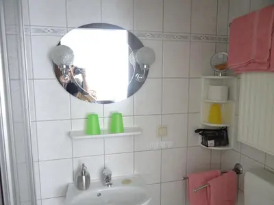 Ein Badezimmer in der Unterkunft Ferienwohnung Altenbrak Haus Wilde