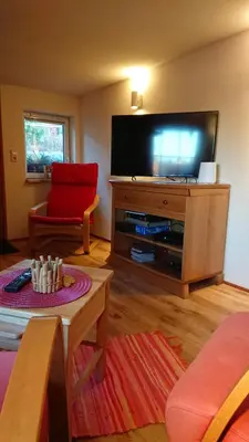 TV/Unterhaltungsangebot in der Unterkunft Ferienwohnung Zur Ellernmühle