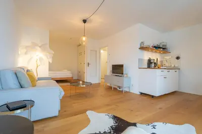 Küche/Küchenzeile in der Unterkunft Bergwohnung