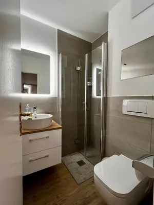 Ein Badezimmer in der Unterkunft The Lodge Braunlage