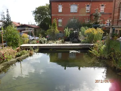 Blick auf einen Fluss in der Nähe der Ferienwohnung