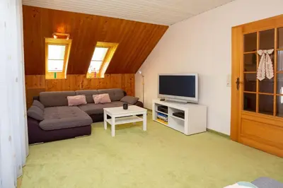 TV/Unterhaltungsangebot in der Unterkunft Ferienwohnung Anemone mit Bergblick