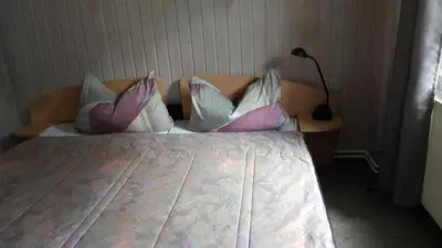 Ein Bett oder Betten in einem Zimmer der Unterkunft Ferienwohnung Gerlach