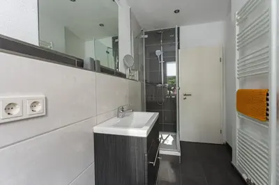 Ein Badezimmer in der Unterkunft Ferienwohnung am Steinbach 2